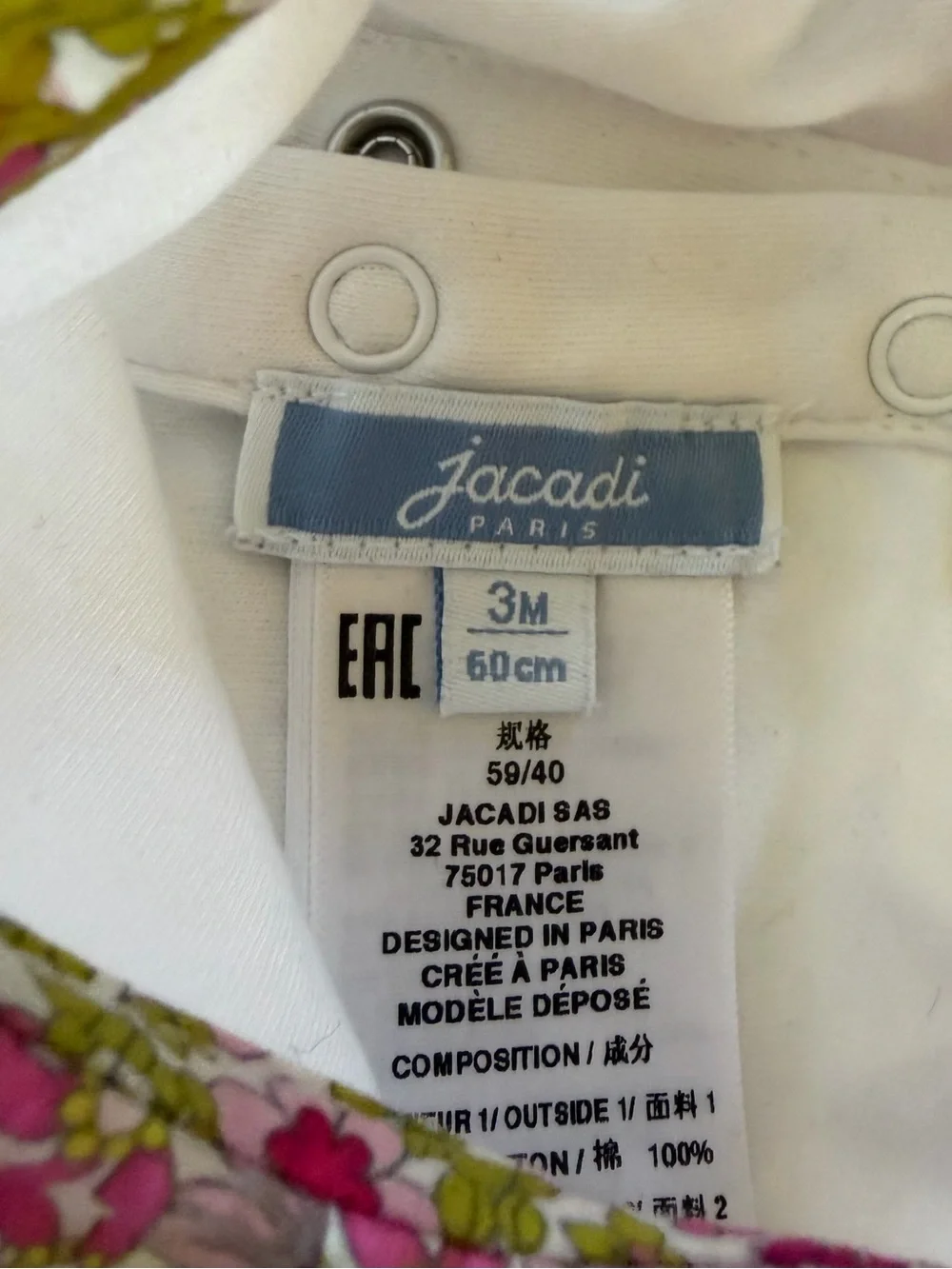 Bundle of Baby Girl Clothes: Kate Quinn, Jacadi and Snug Brands 3m/6m/3-6m/6-12m